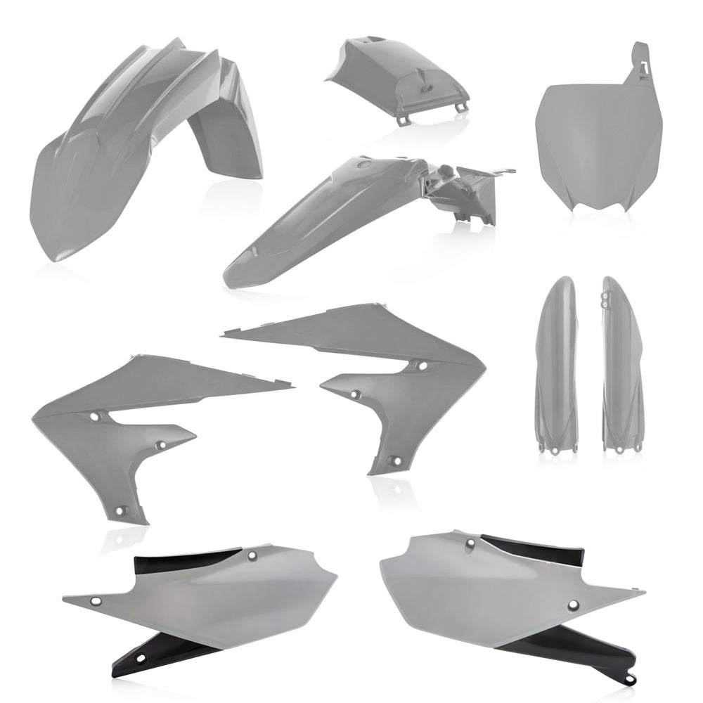 Acerbis Full Plastics Kit - Yamaha YZF250 2019-23, YZF450 2018-22 - Grey