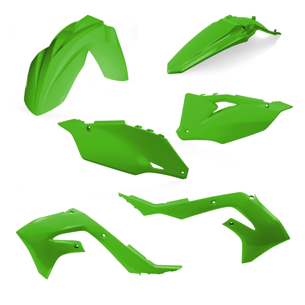 Acerbis Standard Plastics Kit - Kawasaki KXF250 2021-22, KXF450 2019-22 - Green