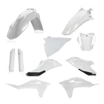 Acerbis Full Plastics Kit - Gas Gas EX 250/350/450F & EX300 & MX125 2021-23 - White/Black