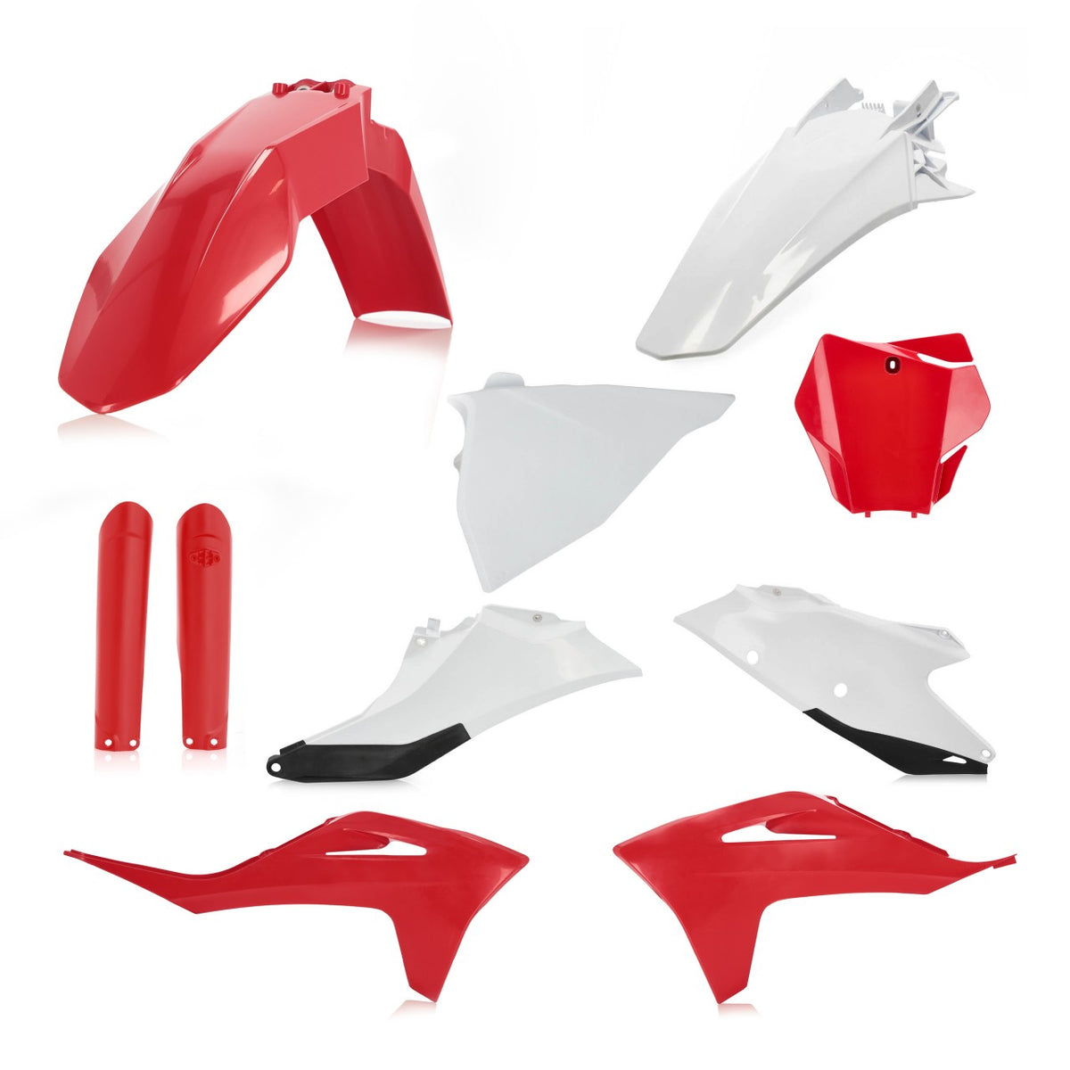 Full Plastics Kit Gas Gas EX 250 350 450F & EX300 & MX125 2021 2023 Red