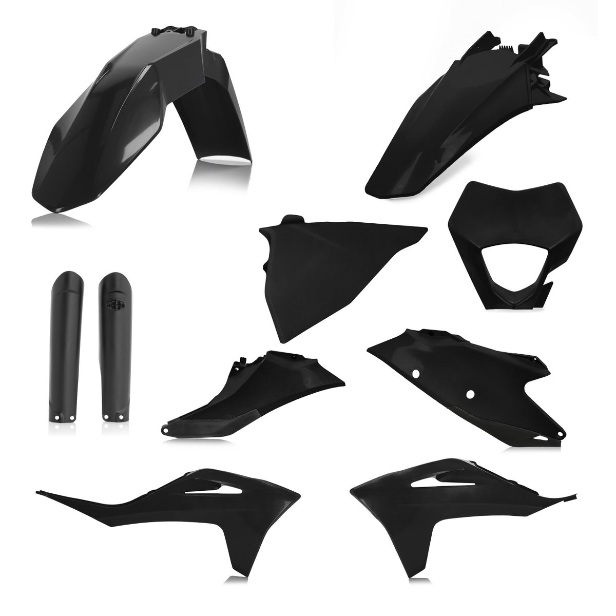 Full Enduro Plastics Kit Gas Gas EC 250 300 & 250 350F 2021 2023