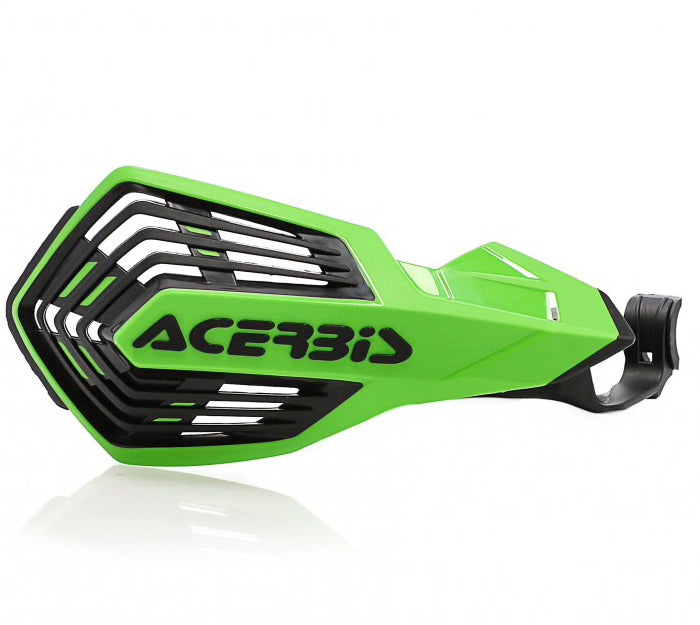Acerbis K-Future Hand Guards - Kawasaki KXF250 2015-20, KXF450 2015-18 - Green/ Black