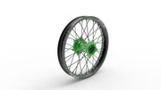 Kite Sport MX 19" Rear Wheel - Kawasaki KXF250 2004-2020 - Black/Green