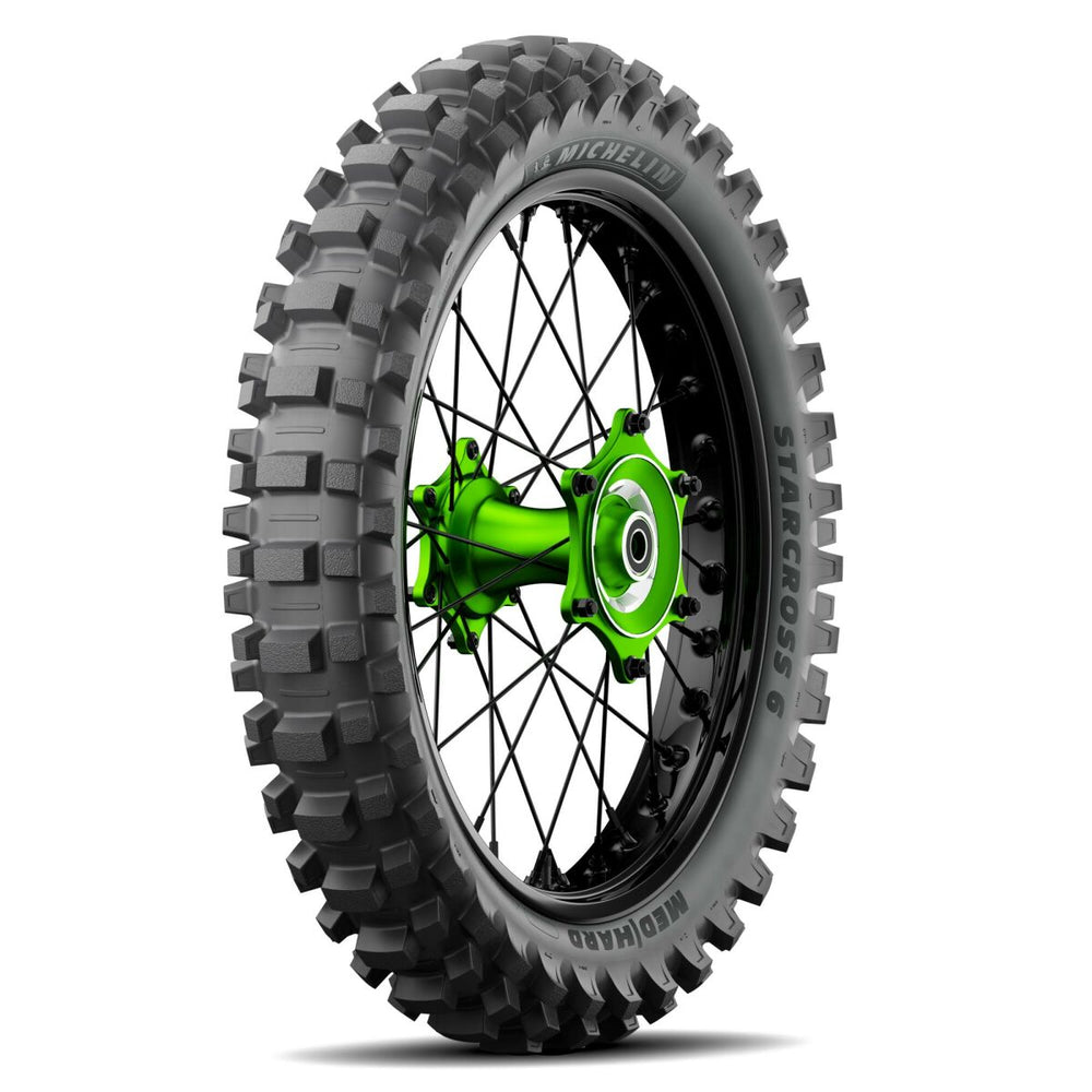 Michelin Starcross 6 Medium/Hard 64M Rear Tyre - 110/100-18"