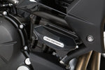 SW Motech Frame Sliders - Kawasaki KLE 650 2014-2024 - Black/Silver