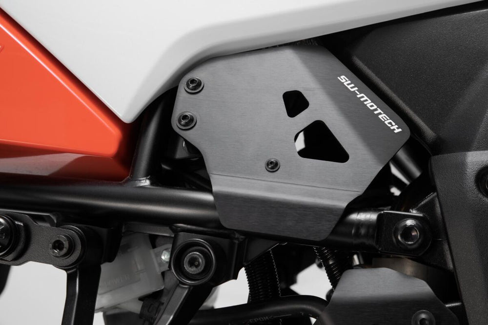 SW Motech Side Cover - Suzuki DL 1050 XT V-Strom 2020-2024 - Black