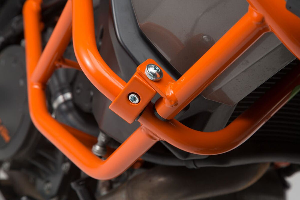 SW Motech Upper Crash Bars - KTM Adventure 1190 R 2013-2016 - Orange
