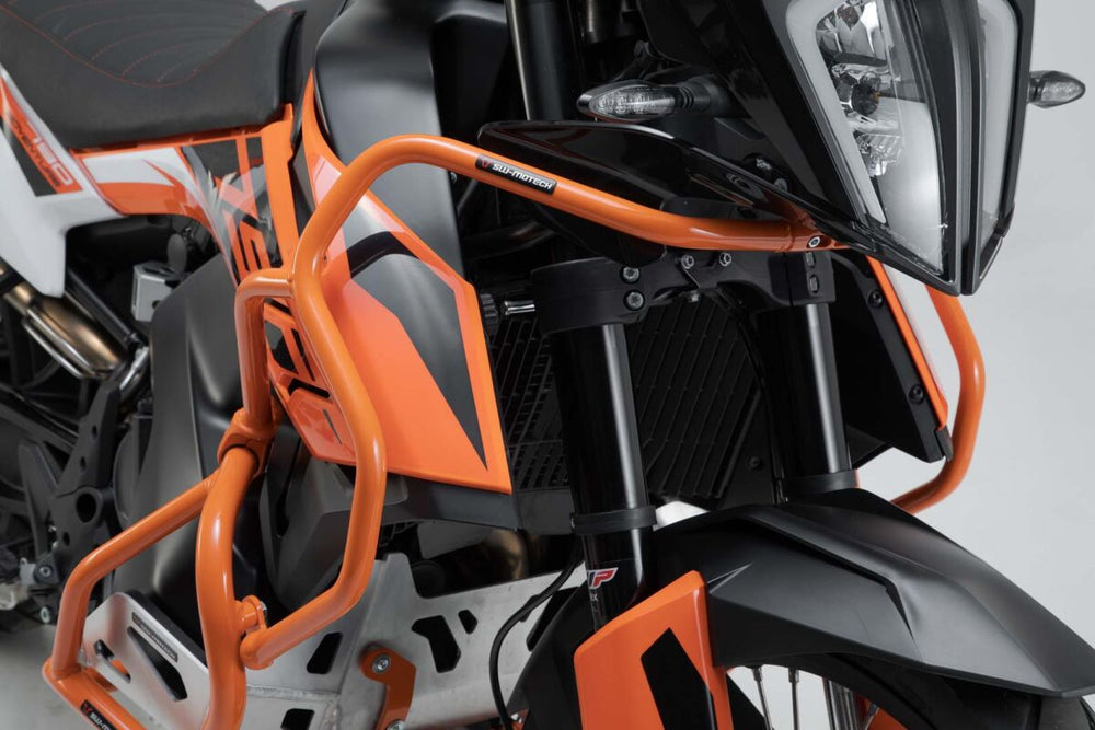 SW Motech Upper Crash Bars - KTM Adventure 890 R 2021-2022 - Orange