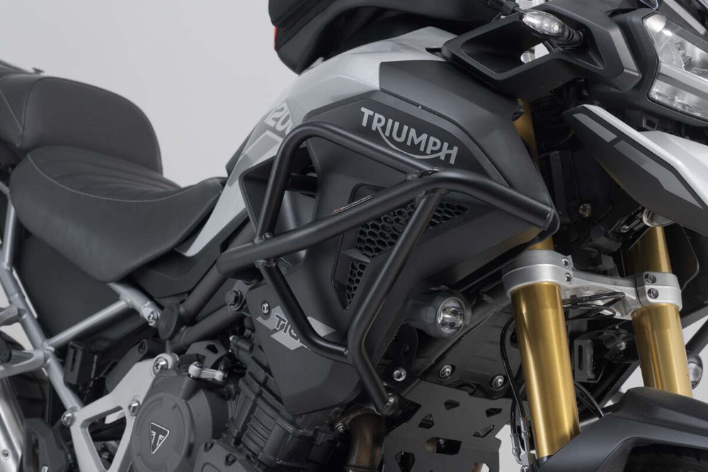 SW Motech Upper Crash Bars - Triumph Tiger 1200 GT 2022-2024 - Black