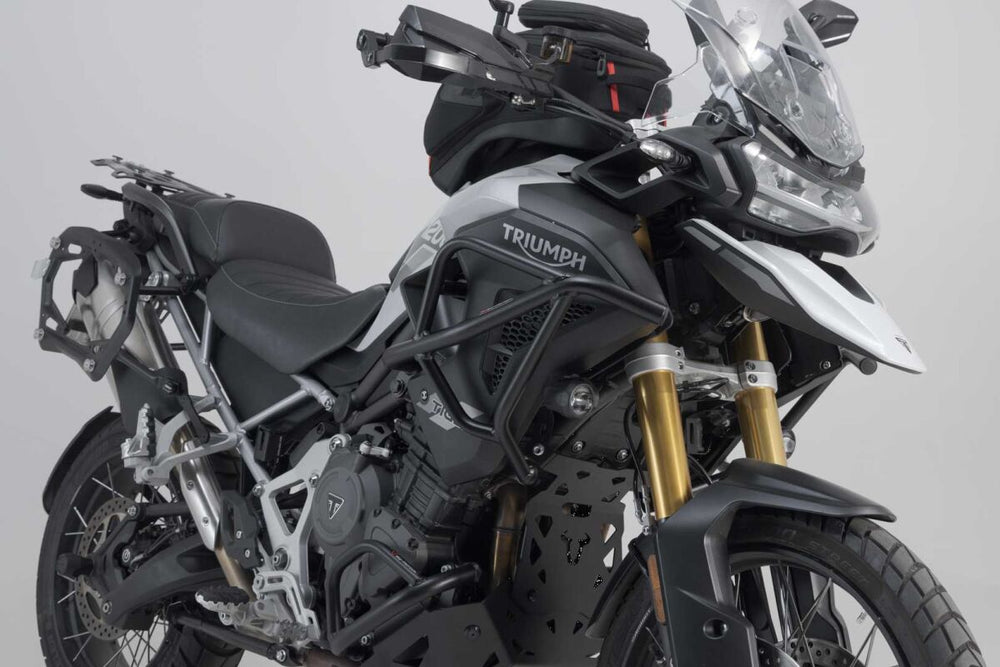 SW Motech Upper Crash Bars - Triumph Tiger 1200 GT 2022-2024 - Black