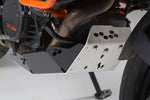 SW Motech Engine Guard - KTM Super Adventure 1290 2017-2020 - Black/Brushed/Silver