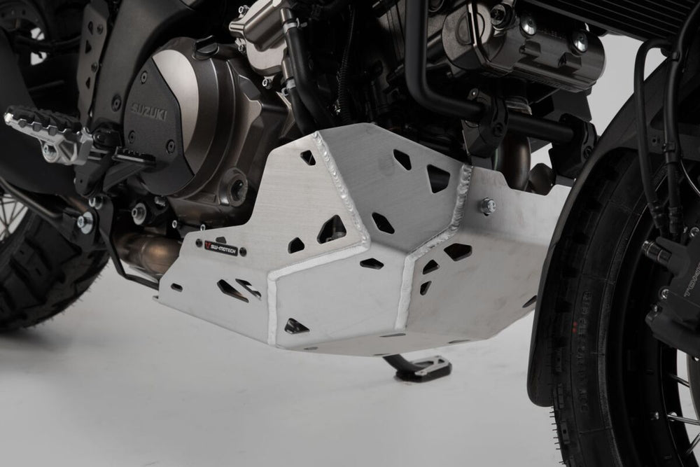 SW Motech Engine Guard - Suzuki DL 1050 2020-2024 - Brushed/Silver