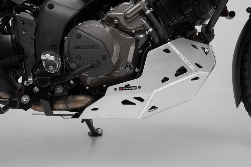 SW Motech Engine Guard - Suzuki DL 1050 2020-2024 - Brushed/Silver