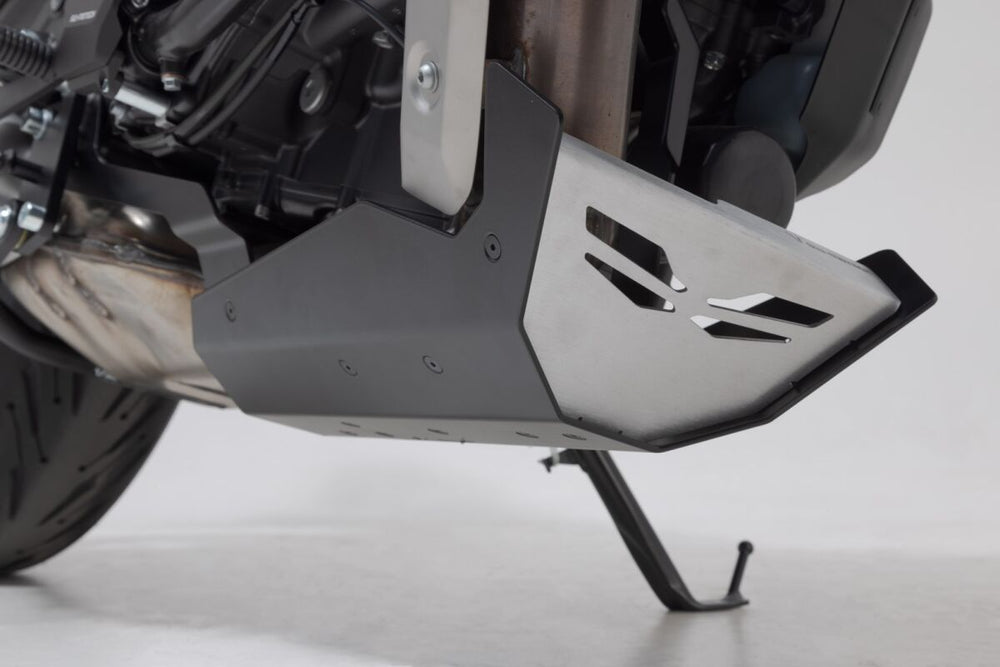 SW Motech Front Spoiler - Yamaha XSR 700 2021-2024 - Black/Silver/Silver/Black