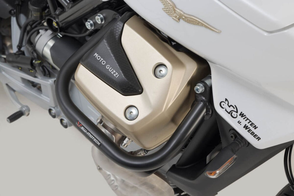 SW Motech Crash Bars - Moto Guzzi V100 1050 Mandello 2022-2024 - Black