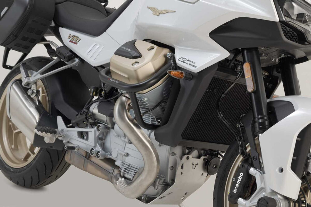 SW Motech Crash Bars - Moto Guzzi V100 1050 Mandello 2022-2024 - Black