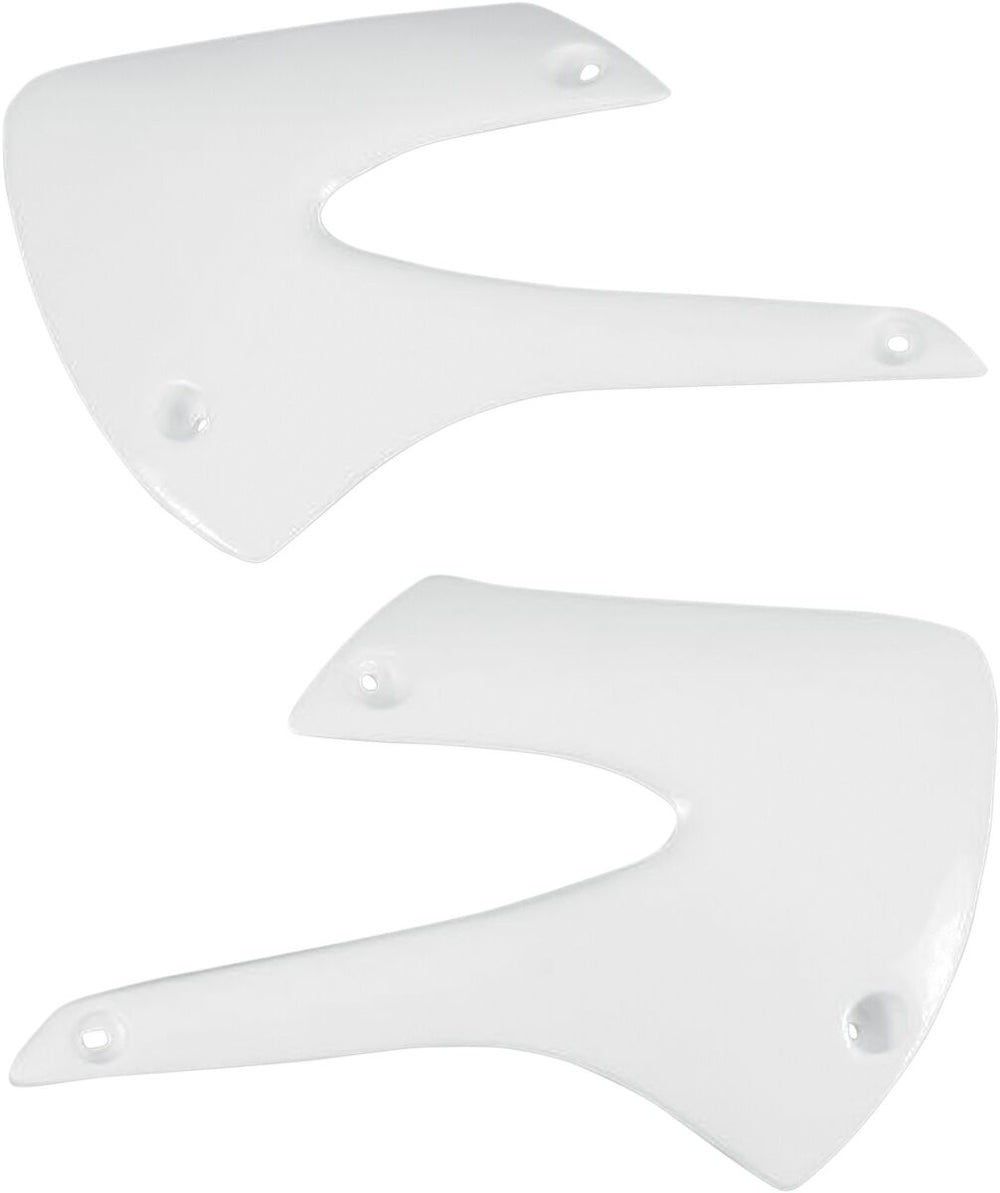 UFO Radiator Scoops - Kawasaki KX85 2001-13 - White