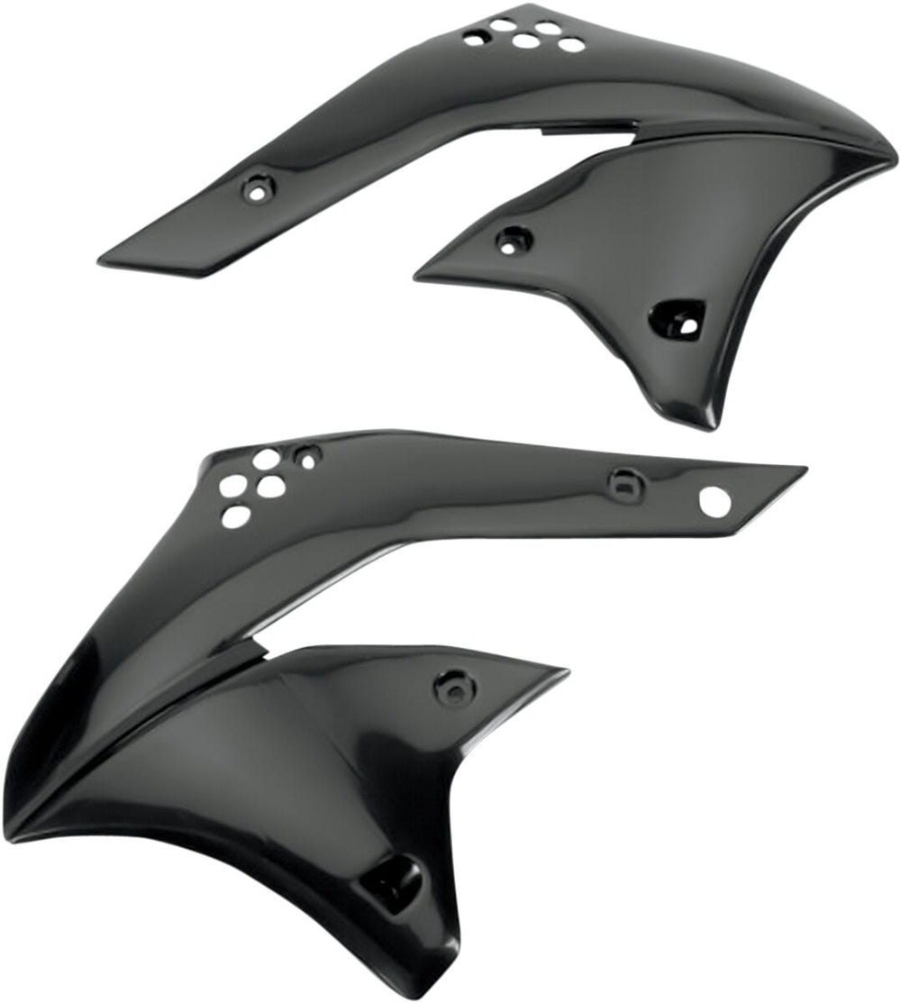 UFO Radiator Scoops - Kawasaki KXF250 2006 - Black