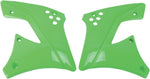 UFO Radiator Scoops - Kawasaki KXF250 2009 & 2012 - Green