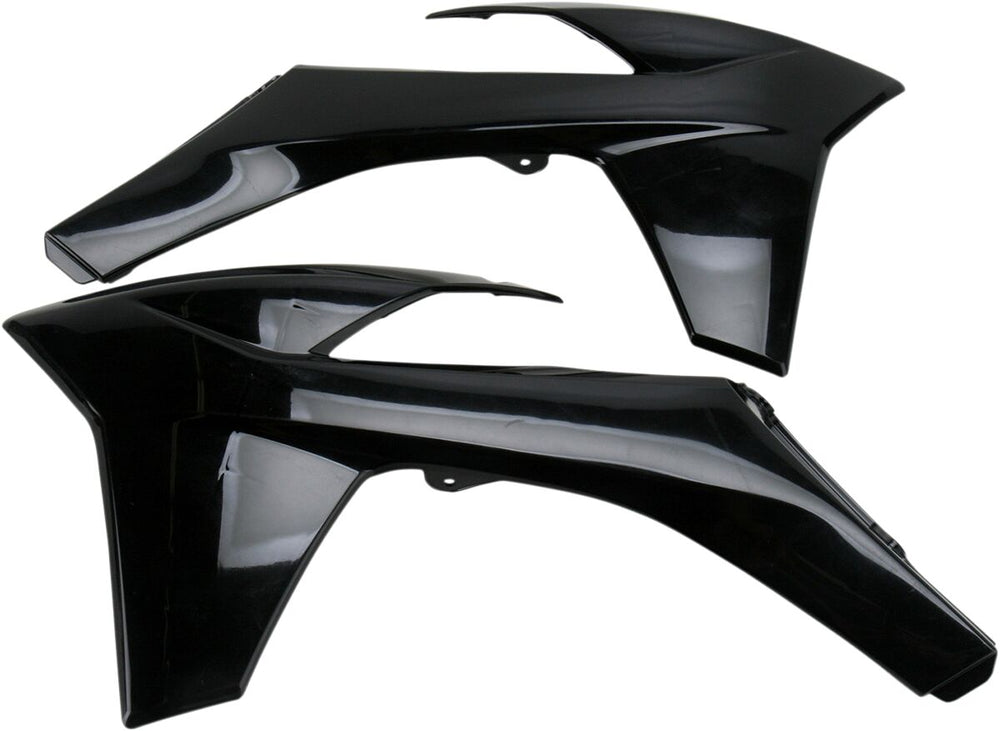 UFO Radiator Scoops - KTM EXC 2012-13 - Black