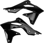 UFO Radiator Scoops - Kawasaki KXF250 2013-16 - Black