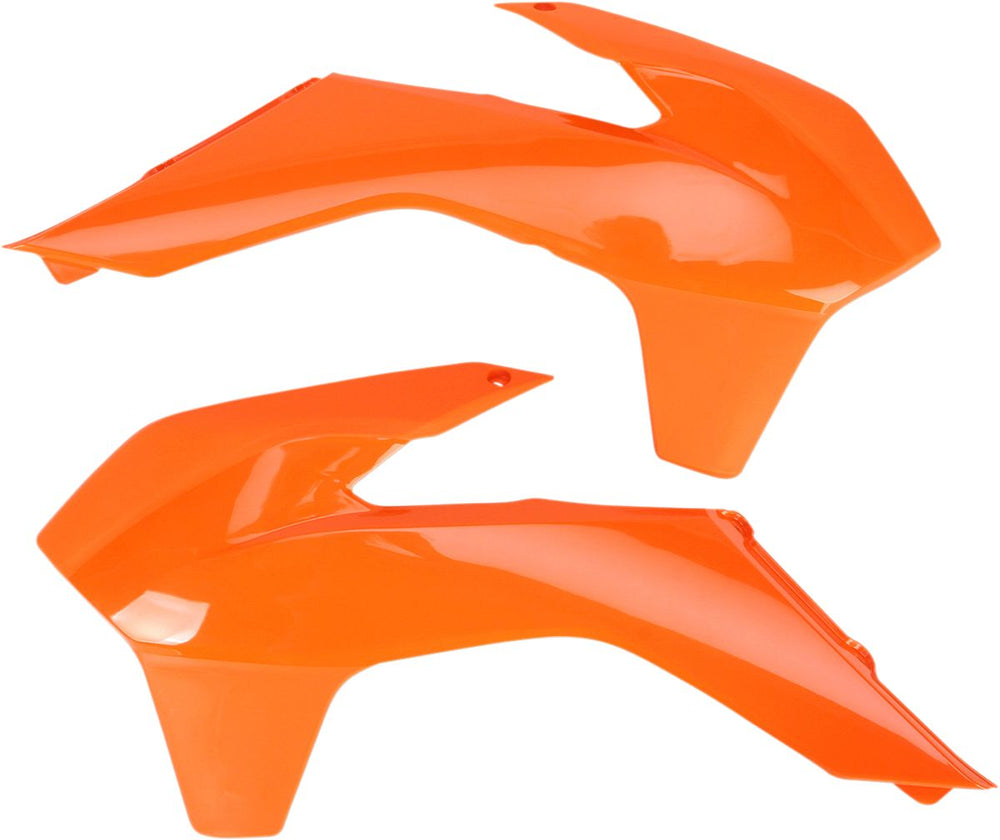 UFO Radiator Scoops - KTM EXC 2014-16 - Orange