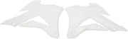 UFO Radiator Scoops - Kawasaki KX85 2014-18 - White