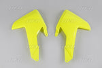 UFO Radiator Scoops - Husqvarna TC/TE/FV/FE 2016-19 - Yellow