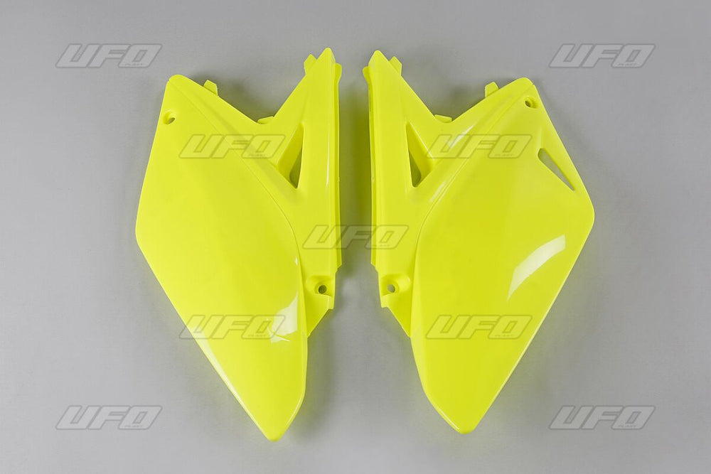 UFO Side Panels - Suzuki RMZ250 2010-18 - Fluro Yellow