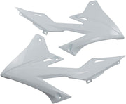UFO Radiator Scoops - Suzuki RMZ450 2018 - White