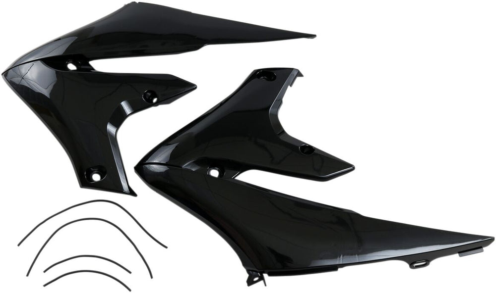 UFO Radiator Scoops - Yamaha YZF450 2018 - Blue