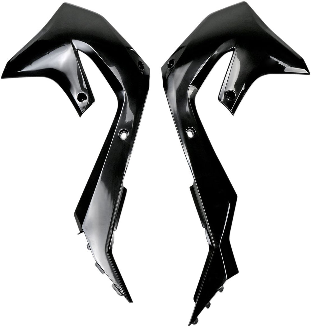 UFO Radiator Scoops - Kawasaki KXF450 2019-20 - Black