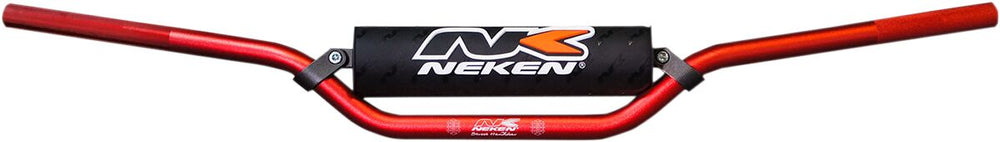 Neken Standard MX Handlebars - Low Bend - Red