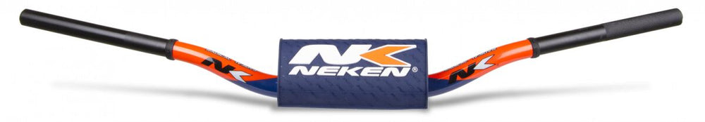 Neken Radical Design Fat Bar Handlebars - 85 High Bend - Orange/ Blue