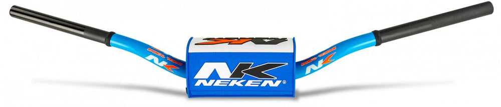 Neken Radical Design Fat Bar Handlebars - 110mm Rise - Blue/ White