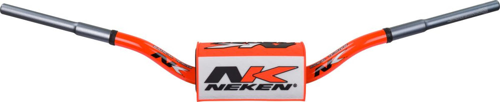 Neken SFH Fat Bar Handlebars - 118mm Rise - Orange/ White