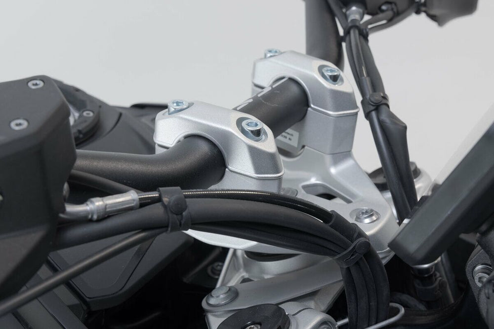 SW Motech 30mm Handlebar Riser - BMW R 1300 GS 2024 - Silver