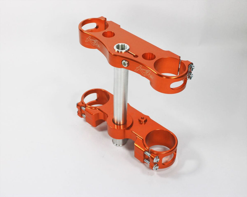 Kite MX-EN Triple Clamps - KTM SXF450 2013-2020 - Orange