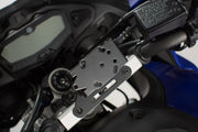 SW Motech Crossbar GPS Mount - Yamaha MT-07 GT 2019-2022 - Black