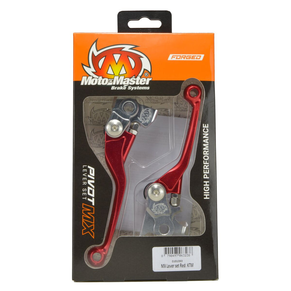 Moto Master Pivot Lever Set - Husqvarna TE300I 2022-2023 - Red