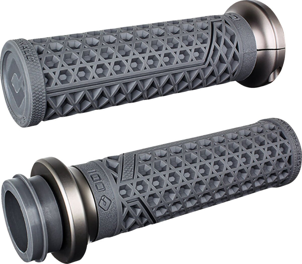 ODI Vans Grips - Harley Davidson FXST 1750 2020-2024 - Graphite/Grey