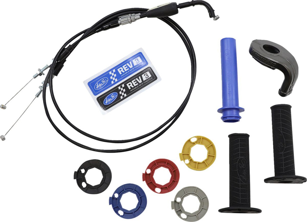 Motion Pro Rev3 Variable Rate Throttle Kit - Kawasaki KXF250 2013-2016 - Black