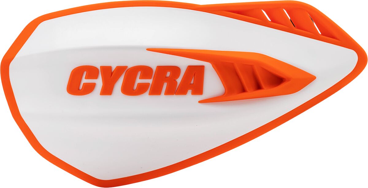 Cycra Cyclone Handguards - White/Orange – Ghostbikes