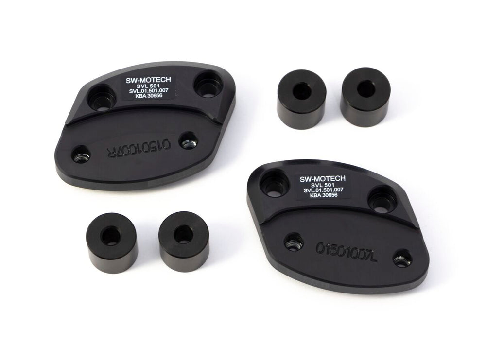 SW Motech Mirror Extensions - CBR650R 2019-2023 - Black