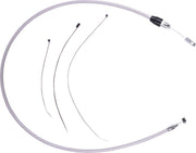 Drag Specialties Quick Connect Clutch Cable For Harley Davidson FLHX 1923 2024 109 cm (43") - Chrome Silver