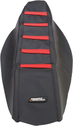 Moose Ribbed Seat Cover - Honda CRF250R 2014-17, CRF450R 2013-16 - Black/Red