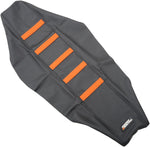 Moose Ribbed Seat Cover - KTM SX 125/150 & SXF 250/350/450 2016-18 - Black/Orange