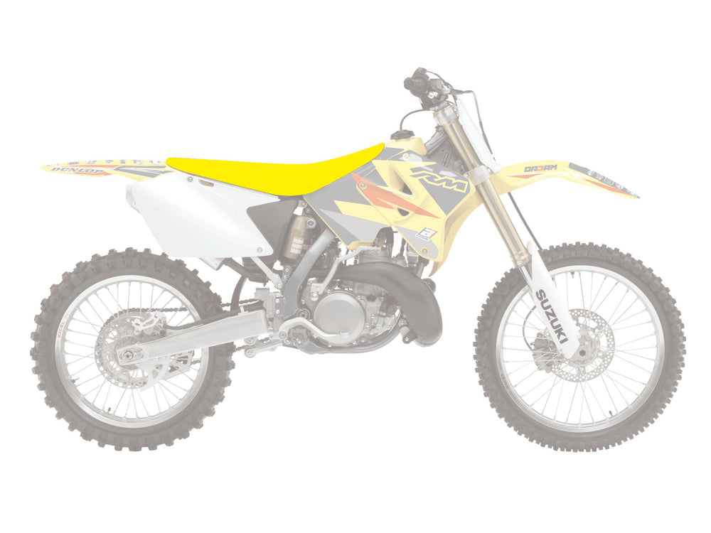 Blackbird Pyramid Seat Cover - Suzuki RM125 2001-12, RM250 2001-11 - Yellow