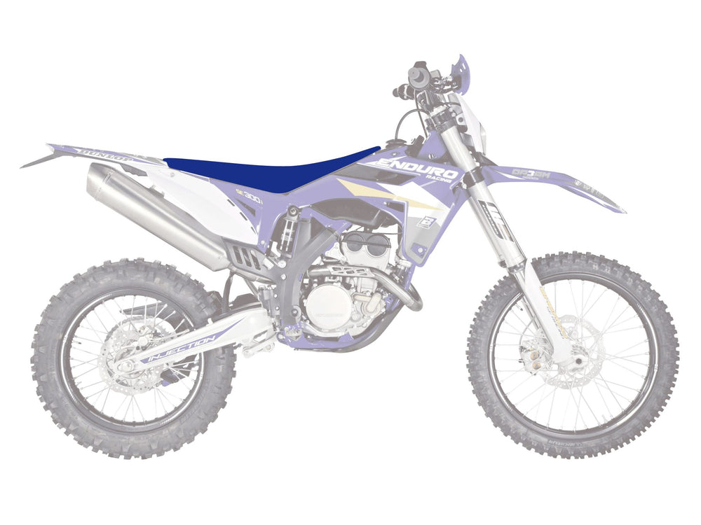 Blackbird Pyramid Seat Cover - Sherco Enduro 2014-16 - Blue