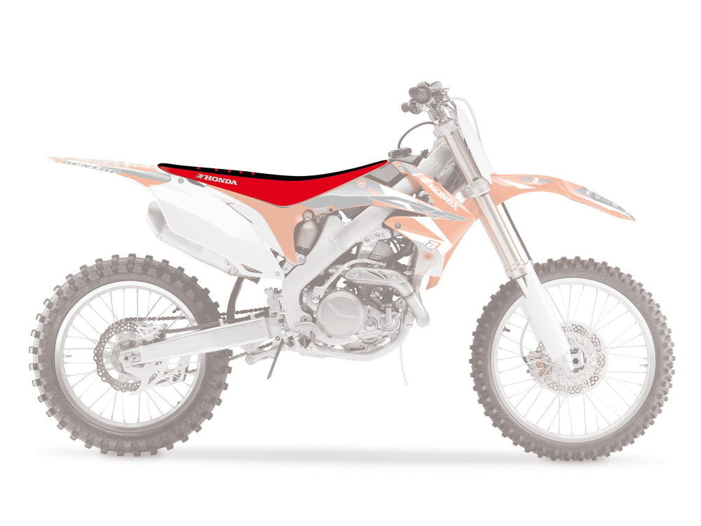 Blackbird Double Grip 3 Seat Cover - Honda CRF250R 2010-13, CRF450R 2009-12 - Red/Black